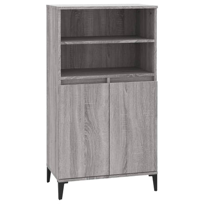Kaappi harmaa Sonoma 60x36x110 cm tekninen puu