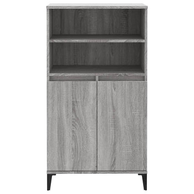 Kaappi harmaa Sonoma 60x36x110 cm tekninen puu