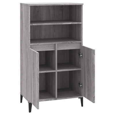Kaappi harmaa Sonoma 60x36x110 cm tekninen puu