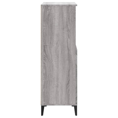 Kaappi harmaa Sonoma 60x36x110 cm tekninen puu