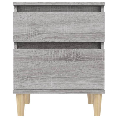 Yöpöydät 2 kpl harmaa Sonoma 40x35x50 cm