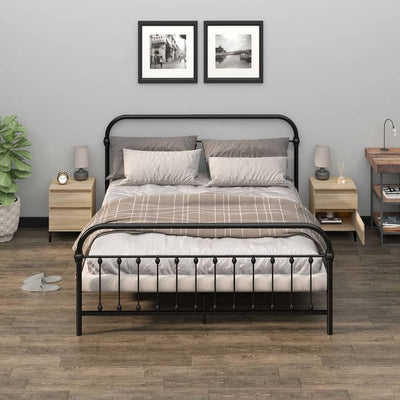 Sonoma-tammi yöpöydät Jailyn 40x35x50cm (2 kpl)