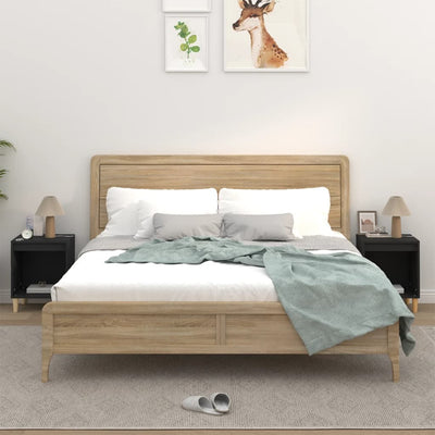 Musta yöpöydät Vijdan 40x35x50cm (2 kpl)