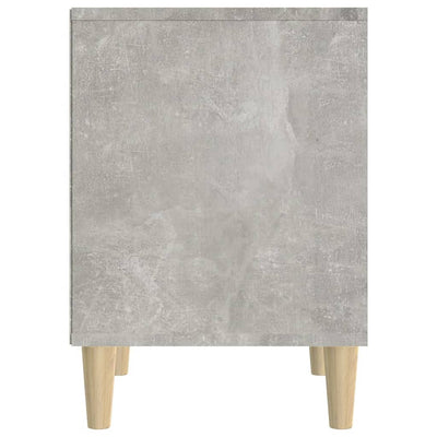 Yöpöydät 2 kpl betoninharmaa 40x35x50 cm