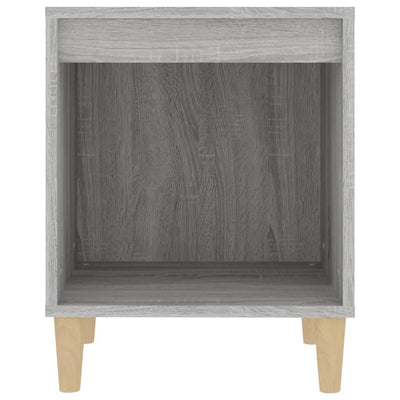 Yöpöydät 2 kpl harmaa Sonoma 40x35x50 cm