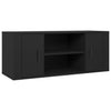 TV-taso musta 100x35x40 cm tekninen puu