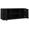 TV-taso musta 100x35x40 cm tekninen puu