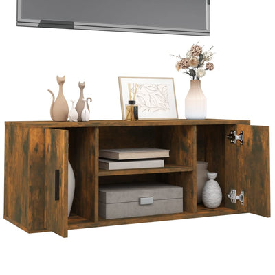 TV-taso savutammi 100x35x40 cm tekninen puu