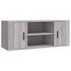 TV-taso harmaa Sonoma 100x35x40 cm tekninen puu