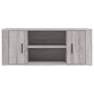 TV-taso harmaa Sonoma 100x35x40 cm tekninen puu