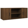TV-taso ruskea tammi 100x35x40 cm tekninen puu