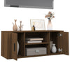 TV-taso ruskea tammi 100x35x40 cm tekninen puu