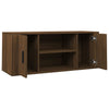 TV-taso ruskea tammi 100x35x40 cm tekninen puu