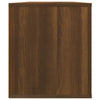 TV-taso ruskea tammi 100x35x40 cm tekninen puu