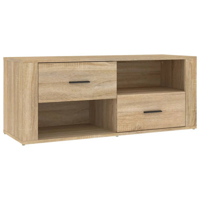 TV-taso Sonoma-tammi 100x35x40 cm tekninen puu