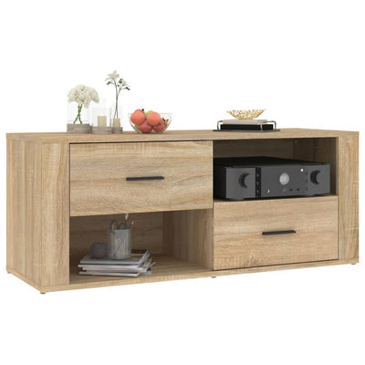 TV-taso Sonoma-tammi 100x35x40 cm tekninen puu