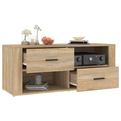 TV-taso Sonoma-tammi 100x35x40 cm tekninen puu