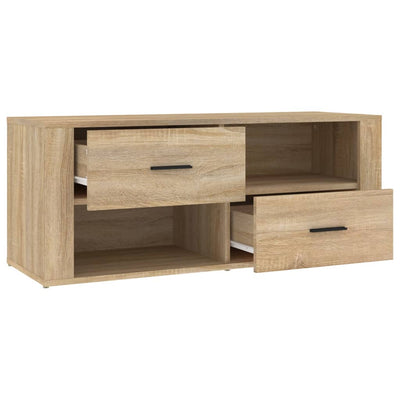TV-taso Sonoma-tammi 100x35x40 cm tekninen puu