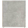 TV-taso betoninharmaa 100x35x40 cm tekninen puu