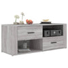 TV-taso harmaa Sonoma 100x35x40 cm tekninen puu