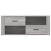TV-taso harmaa Sonoma 100x35x40 cm tekninen puu