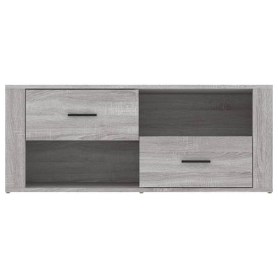 TV-taso harmaa Sonoma 100x35x40 cm tekninen puu
