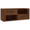 TV-taso ruskea tammi 100x35x40 cm tekninen puu