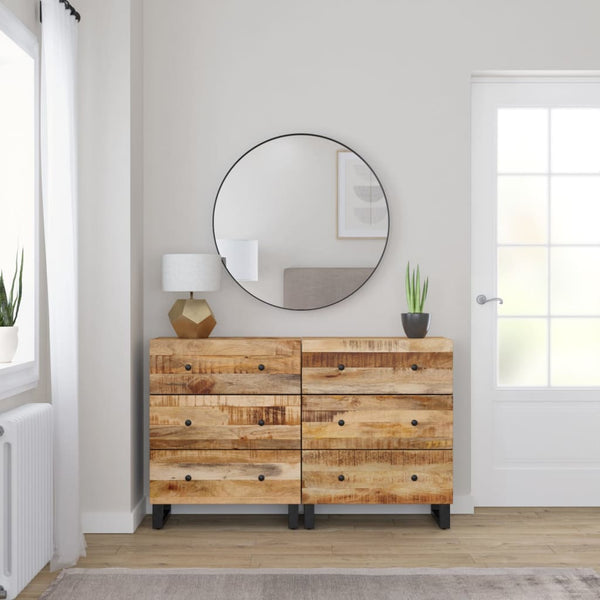 Senkit 2 kpl 60x33x75 cm karkea mangopuu