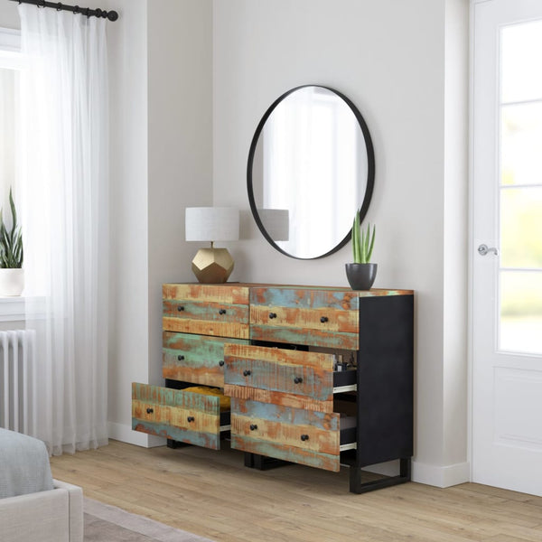 Senkit 2 kpl 60x33x75 cm kierrätetty täyspuu