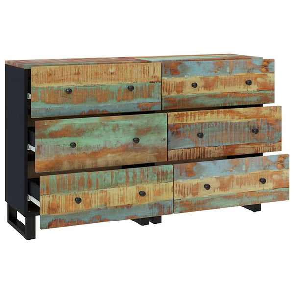 Senkit 2 kpl 60x33x75 cm kierrätetty täyspuu