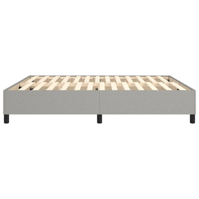 Vaaleanharmaa sängynrunko Judie 180x200cm (super king sametti)