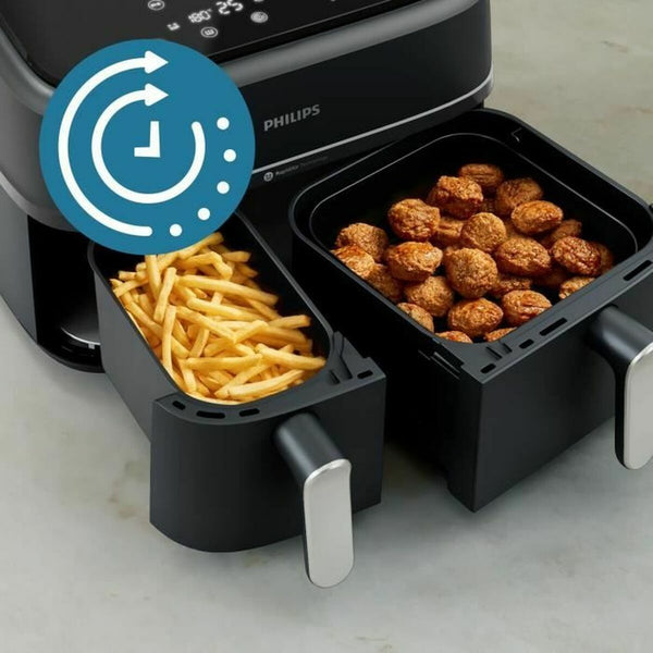 Philips Airfryer 9L Musta - Vuodevaatteet.fi