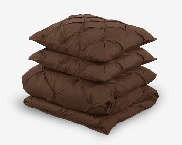 Ruskea Pussilakanasetti 240 x 220