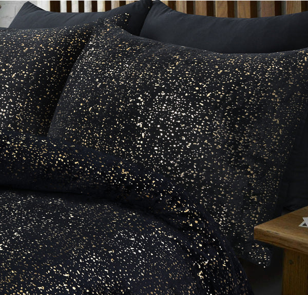 Glamour Flanellipussilakana Musta 140 x 200/220