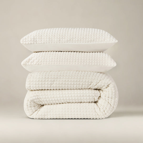 Beige Teddy Pussilakanasetti 140 x 200/220