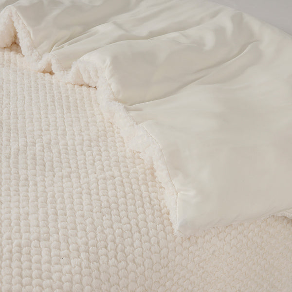 Teddy-vuodevaatteet Beige 140 x 200/220