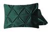 Velvet Pintuck Samettityynynpäälliset 2 kpl Vihreä 60 x 70 cm