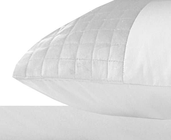 Mikrokuitu Tyynyliina Velvet Band 2 kpl Valkoinen 60 x 70