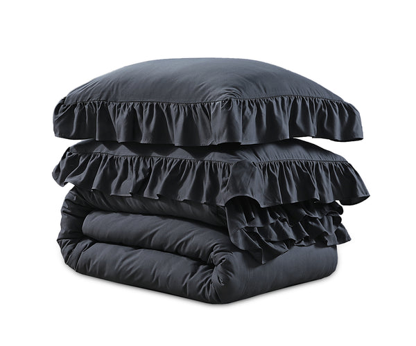 Antrasiitinharmaat Rypytyspussilakanat 240 x 200/220