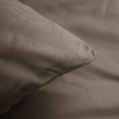 Pussilakanasetti Velvet uni Taupe/Harmaa