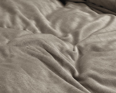 Pussilakanasetti Velvet uni Taupe/Harmaa