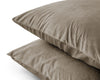 VUODEVAATTEET - Velvet 2 in 1 tyynyliina Taupe/Harmaa