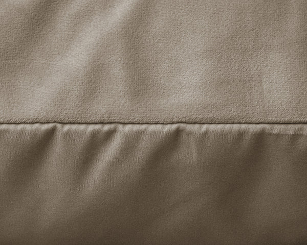 VUODEVAATTEET - Velvet 2 in 1 tyynyliina Taupe/Harmaa