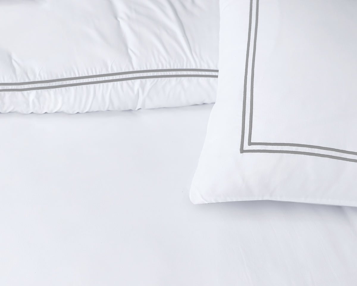 Percale pussilakanasetti - Brata Valkoinen 140 x 200/260