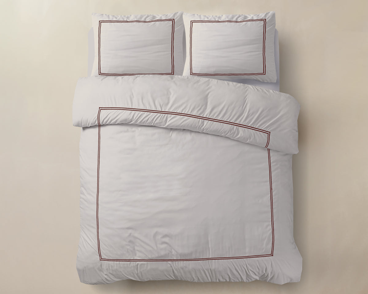 Percale pussilakanasetti - Brata Taupe 140 x 200/260