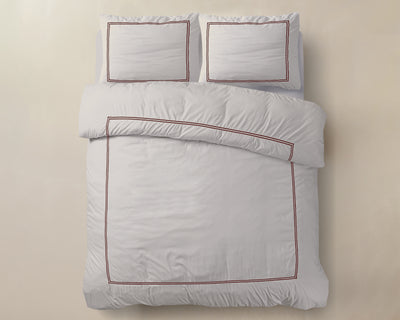 Percale pussilakanasetti - Brata Taupe 140 x 200/260