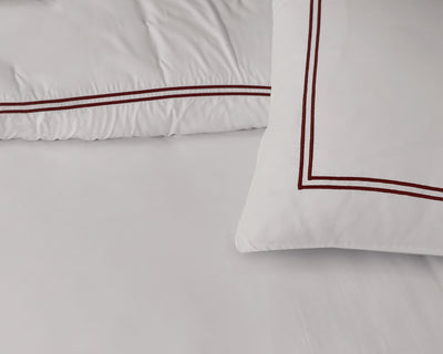 Percale pussilakanasetti - Brata Taupe 200 x 200/260