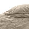 Pussilakanasetti Velvet Piping Taupe / Harmaa