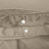 Pussilakanasetti Velvet Piping Taupe / Harmaa