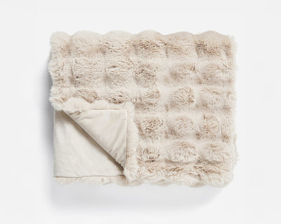 Hiekka Viltti / Torkkupeitto Pom Rabbit 150 x 200